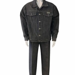 Mens Vintage COOGI Australia Denim Jacket & Jeans Set